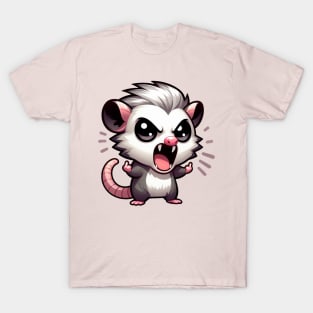 Cute Angry Opossum T-Shirt